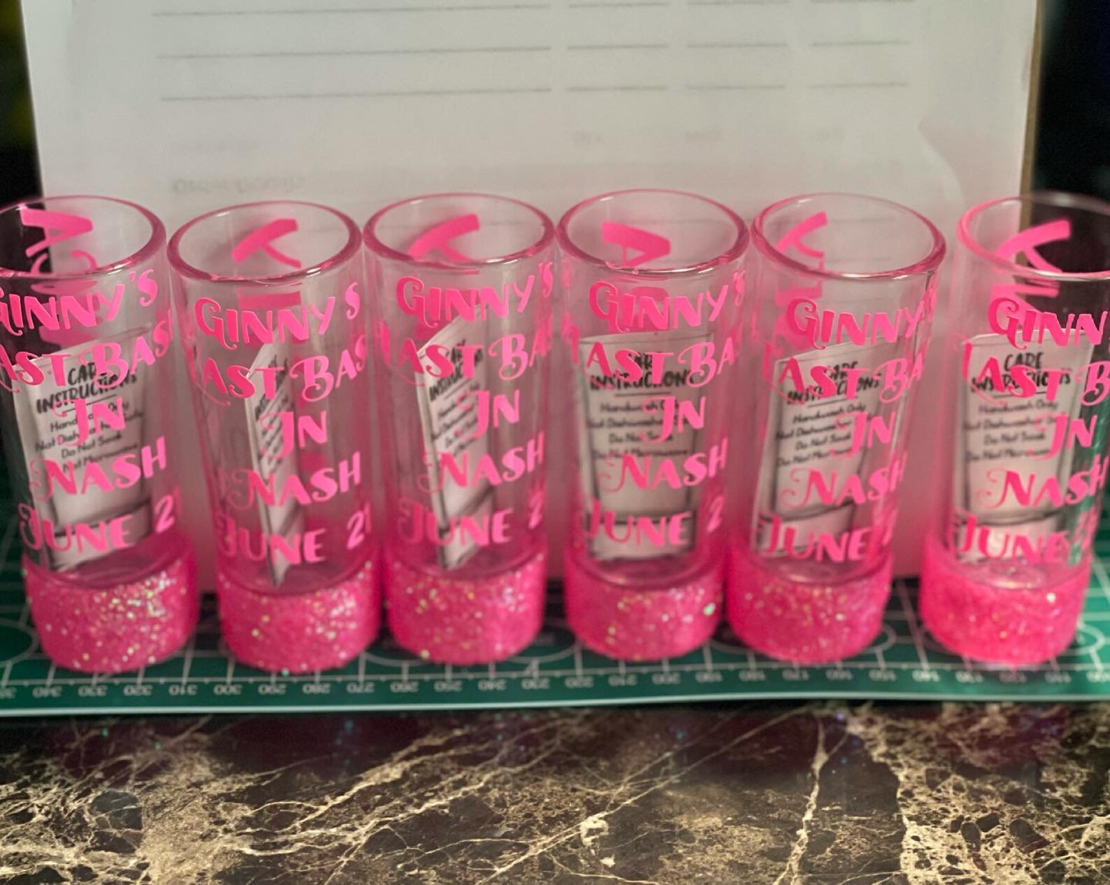Personalized Shot Glasses Custom Shot Glasses Bridal Party Etsy