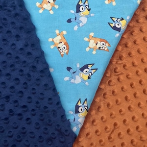 Customized, Personalized Children&#39;s/Pet Blanket - Bluey