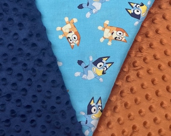 Customized, Personalized Children's/Pet Blanket - Bluey