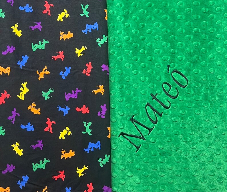 Personalized Mickey Mouse and Friends Blanket image 3