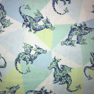 Personalized Mosaic Dragon Blanket