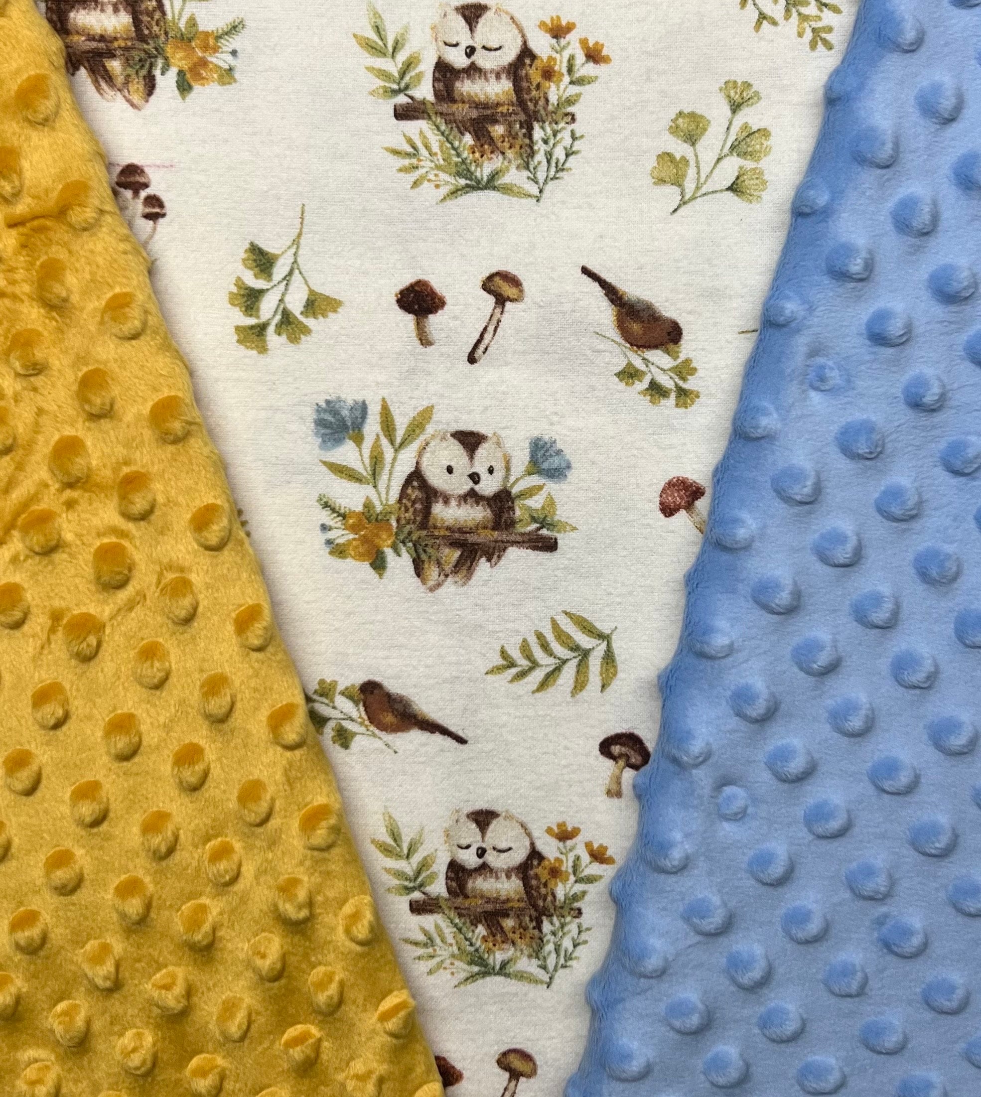Customized, Personalized Children's/Pet Blanket - Cute Owl
