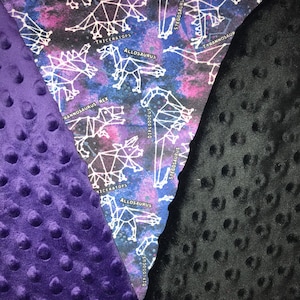 Personalized Dinosaur Constellation Blanket