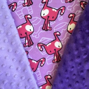 Personalized, Customized Cartoon Dog Blanket