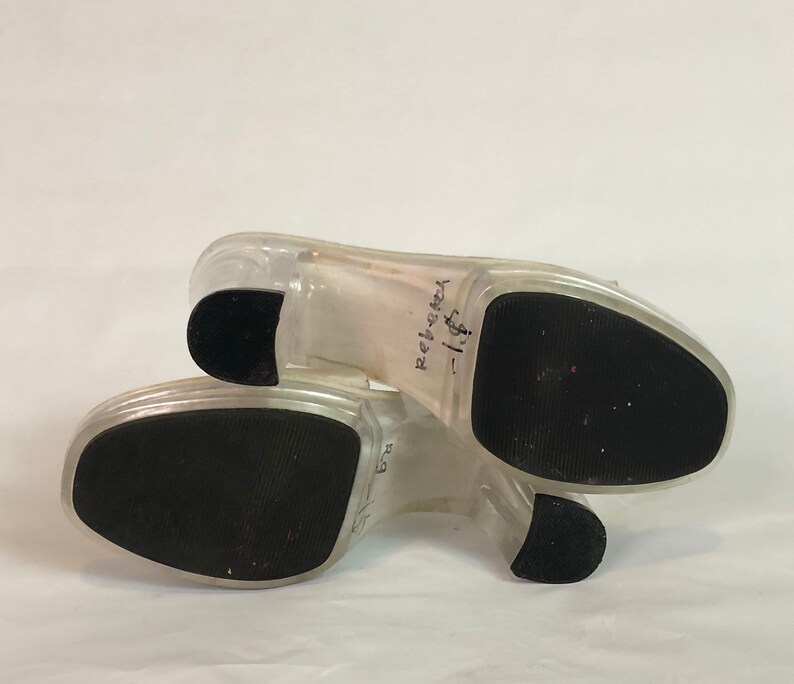 acrylic block heels