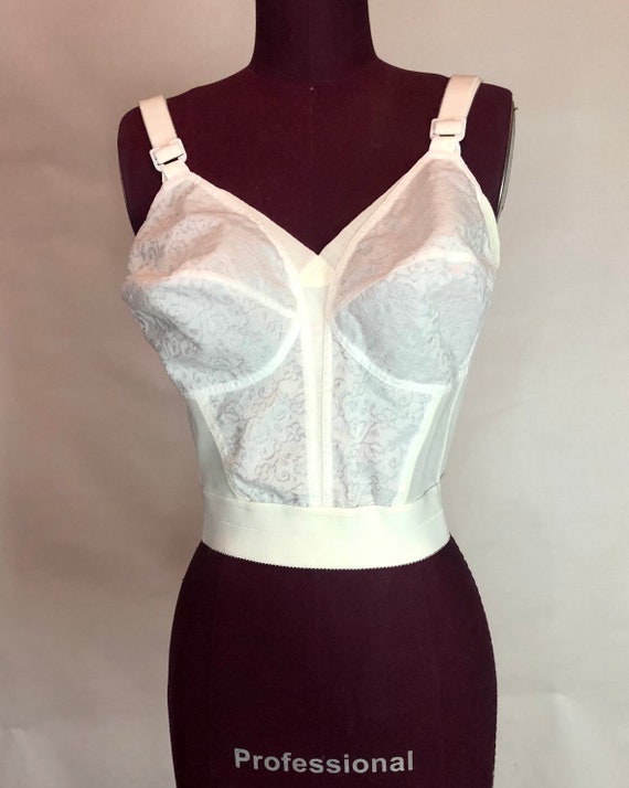 BONED CORSET BRA Vintage Pin Up Cute Detail Bra 36