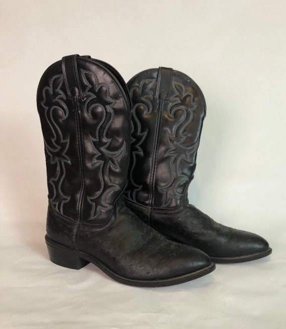 MENS LAREDO Classic Cowboy Boots Size 9 D - image 2