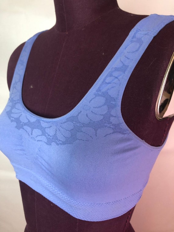 MATCHING Sports Bra + Panties SET Stretchy 1990s Vint… Gem