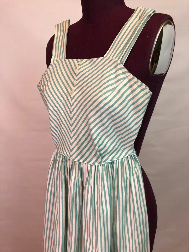 DAINTY PLAY DRESS Retro Striped Women/'s Extra Small
