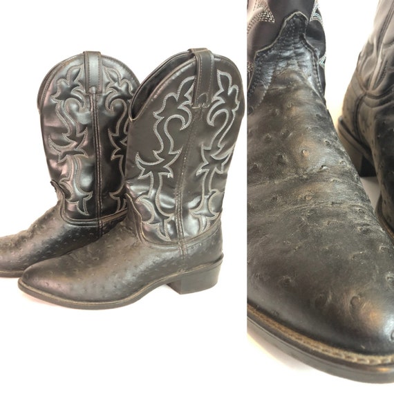 MENS LAREDO Classic Cowboy Boots Size 9 D - image 1