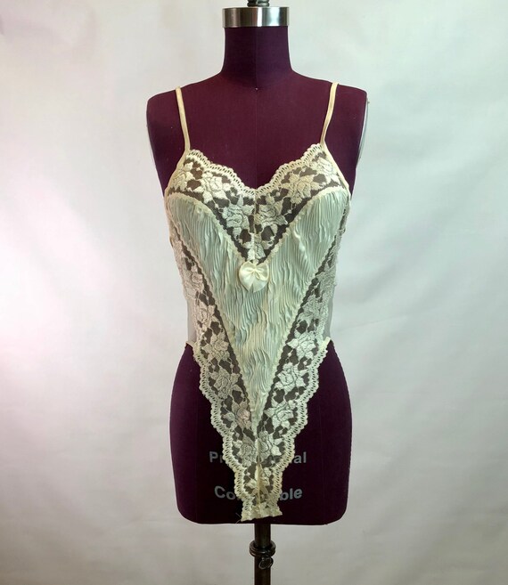 INTIMATE BRIDAL TEDDY 1990’s Finest Sexy Lingerie