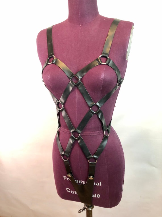 FULL BODY HARNESS Genuine Leather Sexy Suit Women’