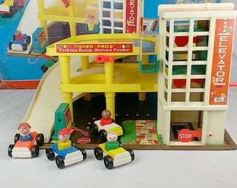 fisher price gas station garage