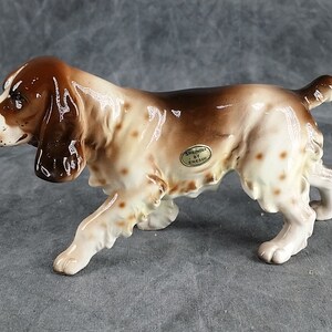 Vintage Napco Springer Spaniel Wire Haired Fox Terrier Figurine M1758