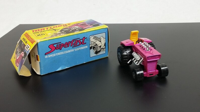 1972 Matchbox Car in the Box #25 Mod Tractor