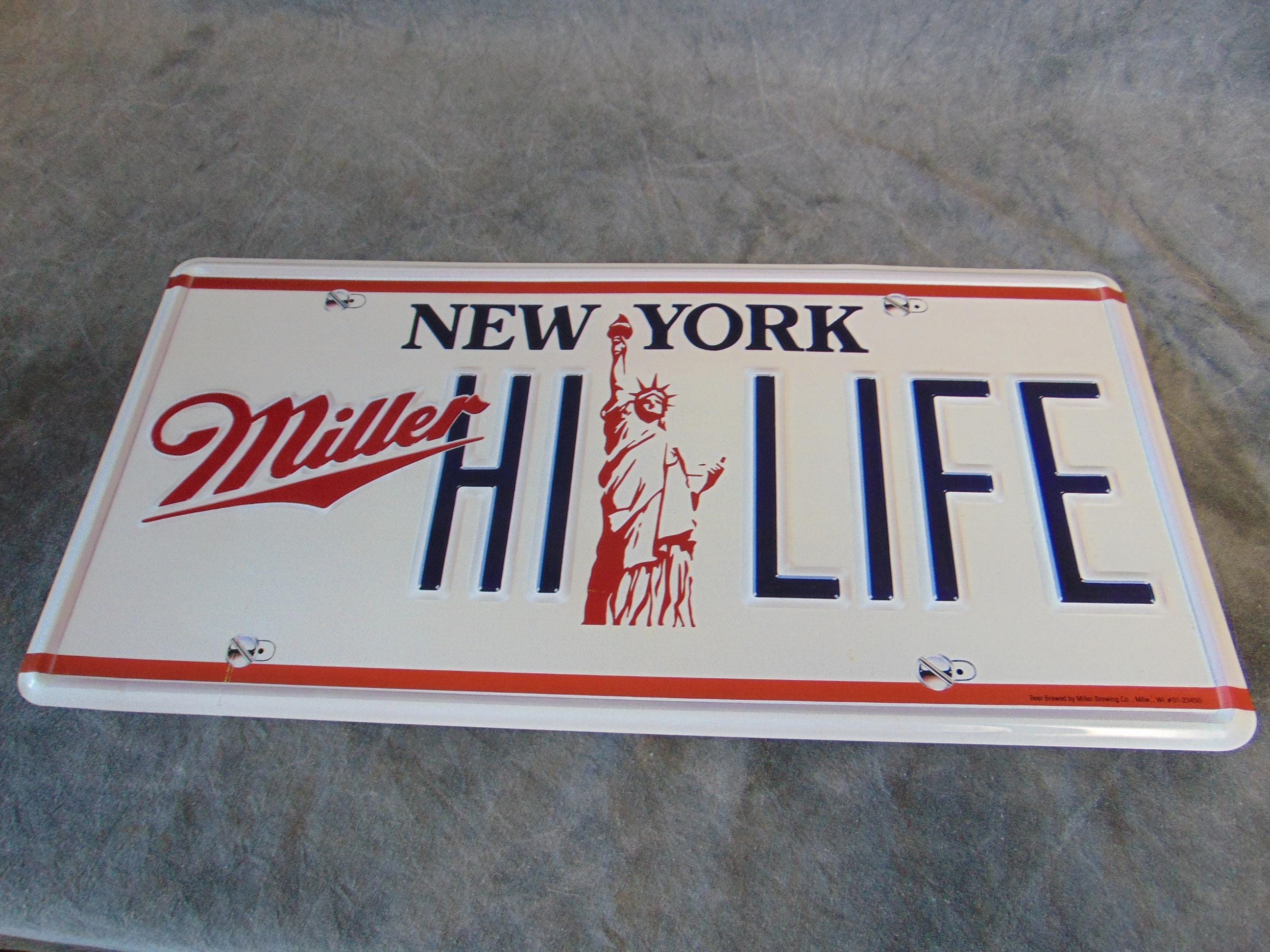 Miller High Life カリフォルニア風 ブリキ看板 Miller High Life