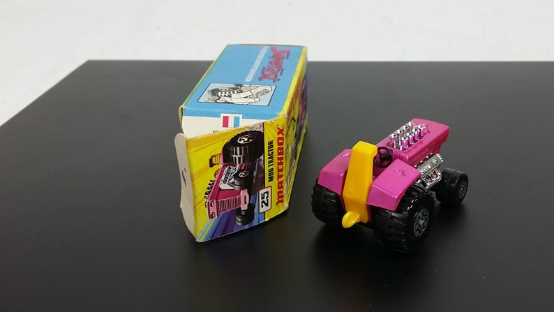 1972 Matchbox Car in the Box #25 Mod Tractor