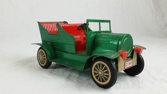 Tin Car Modern Toys Of Japan Tin Lizzie Made In Japan Etsy