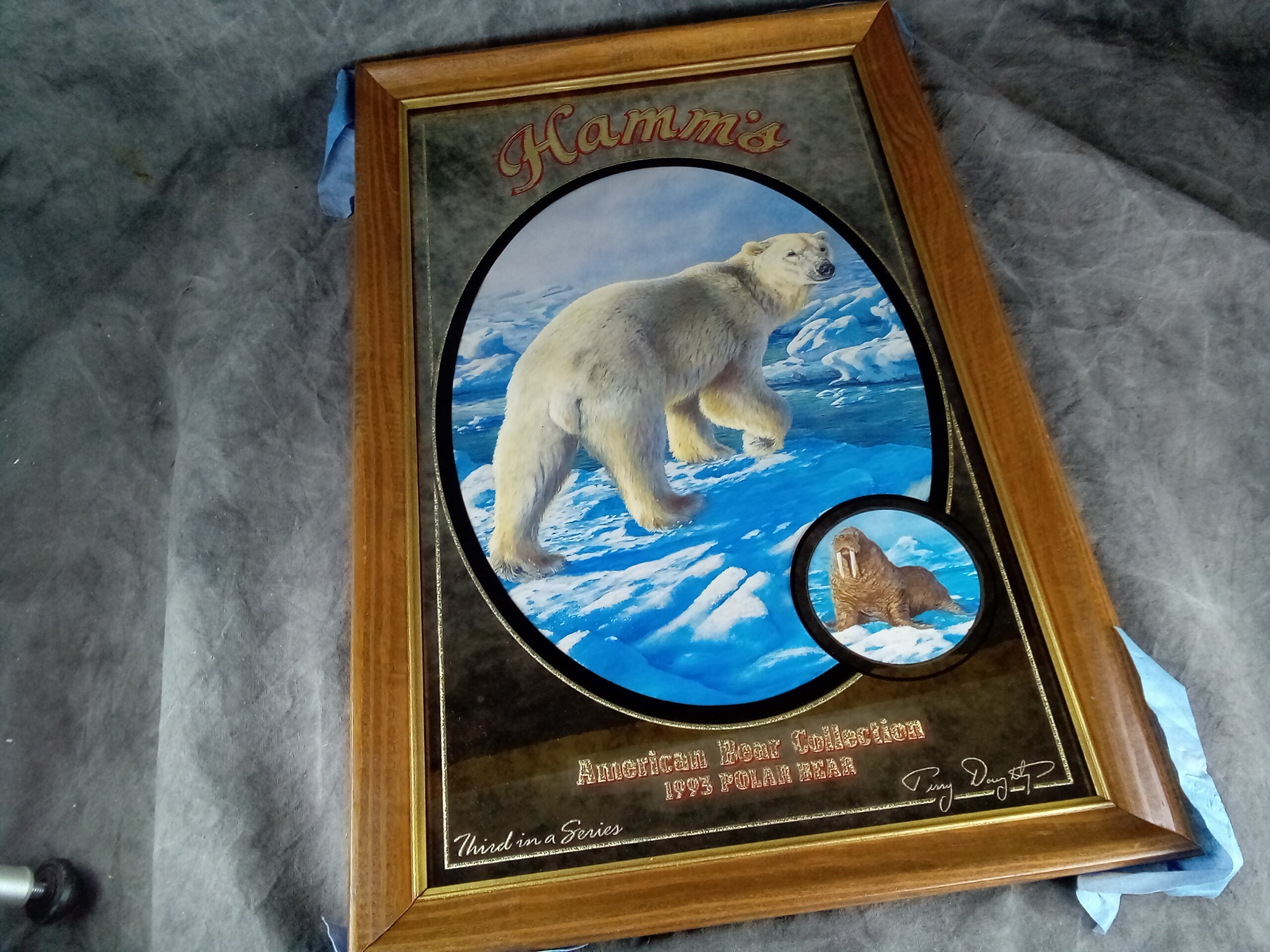 NEW Hamms Beer American Bear Mirror American Bear Collection Etsy