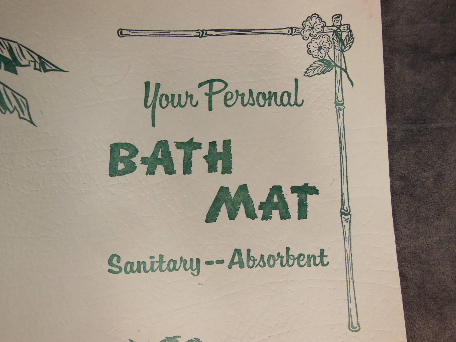 Hotel Bath Mats  Paper & Permanent Bath Mats