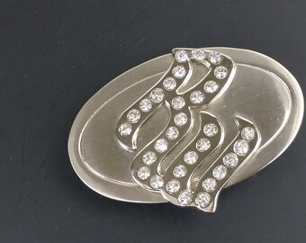 Personalized Belt Buckle, Stainless, Vintage Belt Buckle, Gear Head Belt