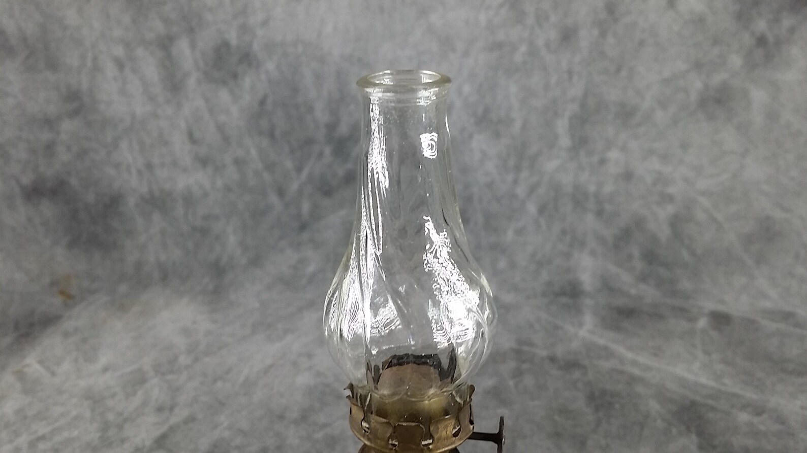 Vintage Mini Oil Lamp Made In Japan Swirl Glass Oil Lamp Etsy