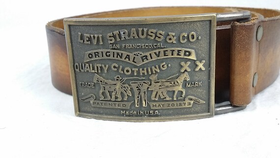 levi strauss belt buckle