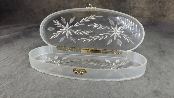 Lucite Clutch Purse Handbag 1950's - Florida Handb