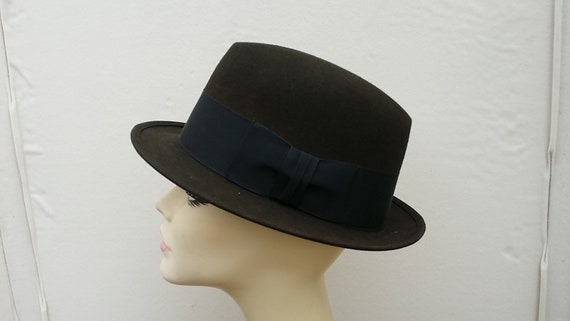 Stetson Brown Fedora - Size 7 1/8 , Royal Stetson,