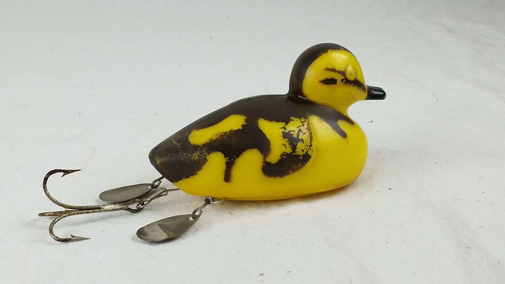 Vintage Fishing Lure, Cree Duck Fish Lure, Ugly Duckling Fishing