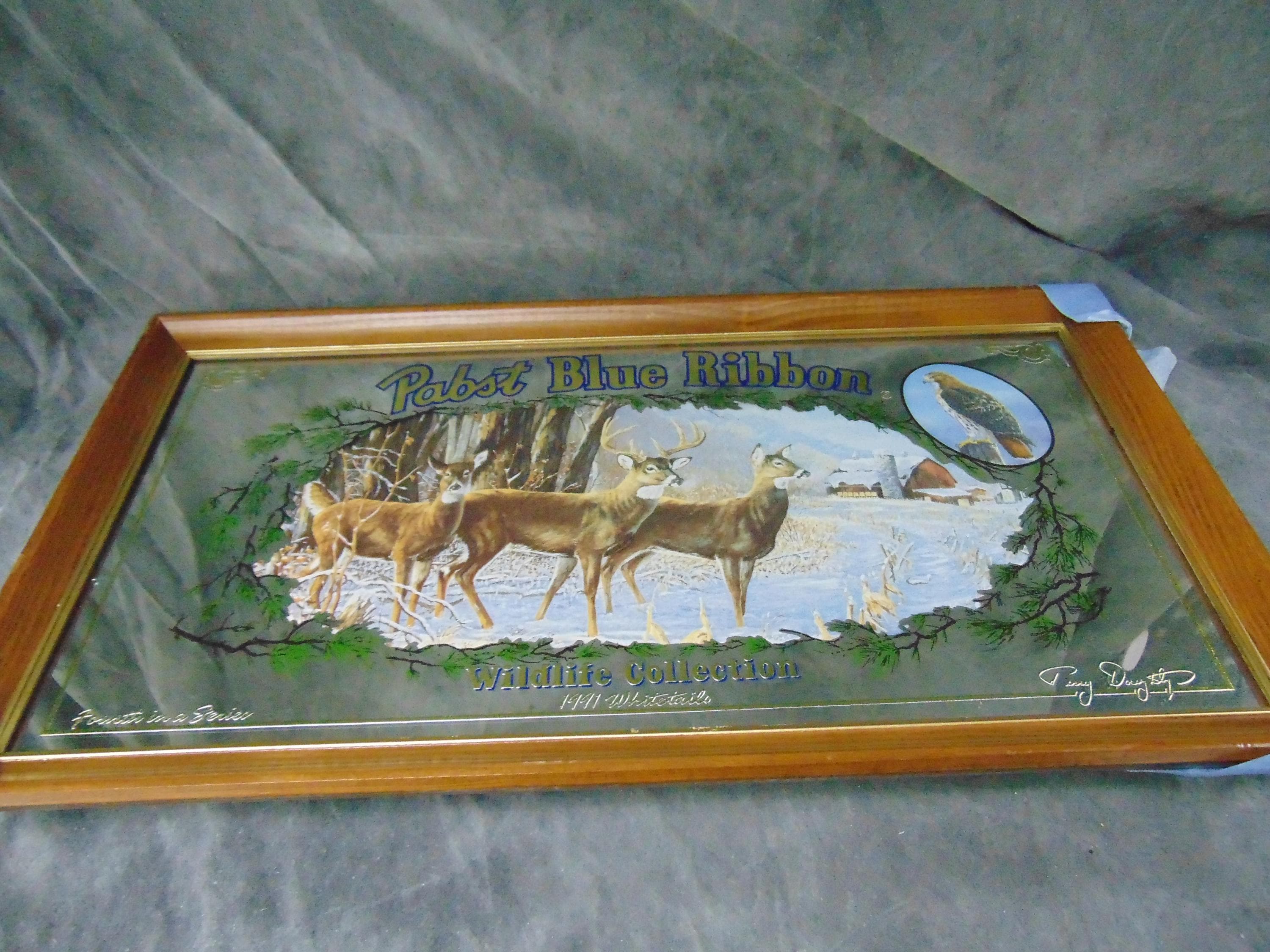 New Condition Pabst Wildlife Collection Mirror, Fourth in the