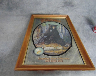 New Old Style Third in the Wildlife Series, Wild Turkey Bar Mirror