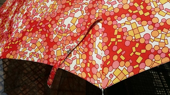 Vintage Hasi Hato Umbrella, Parasol, Metal Shaft,… - image 8