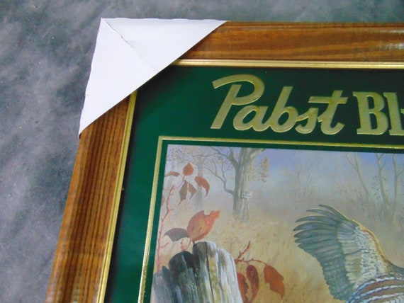 Pabst Blue Ribbon Mirror, Wildlife Series, Pabst Bar Mirror