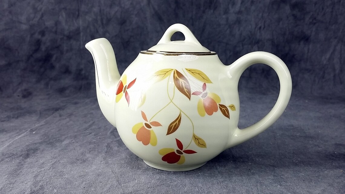 Halls Autumn Leaves Tea Pot Halls Tea Pot Tea Pot Halls Etsy