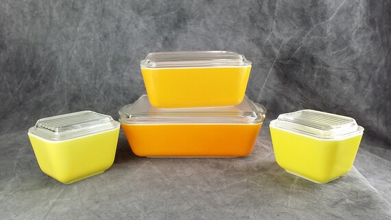 Pyrex daisy refrigerator best sale set