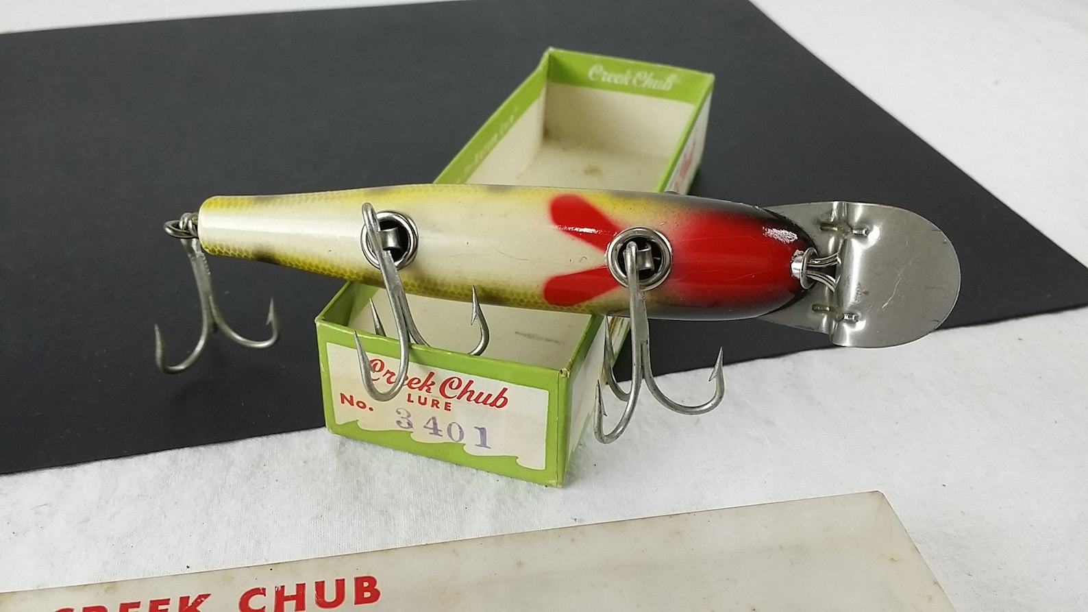Vintage Creek Chub Fishing Lure 3401 Pikie Vintage Pikie Etsy