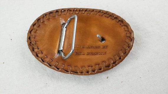 Leather Souvenir Belt Buckle, Southeastern Hockey… - image 3