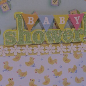 Voor uw babyshower, 3D banner Baby Shower