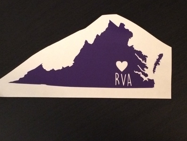 Virginia Home Decal Customize w/ any state/hometown Etsy
