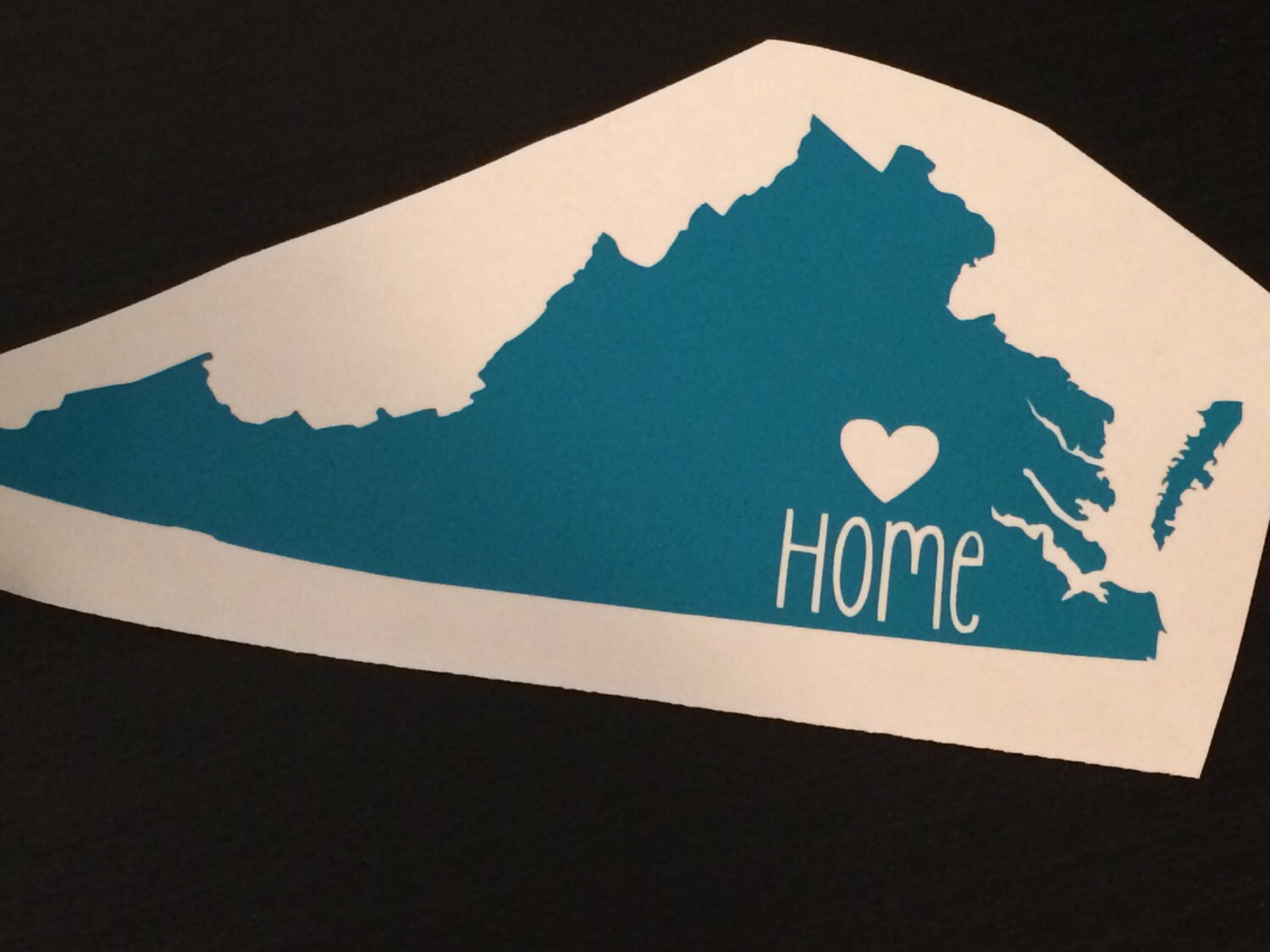 Virginia Home Decal Customize w/ any state/hometown Etsy