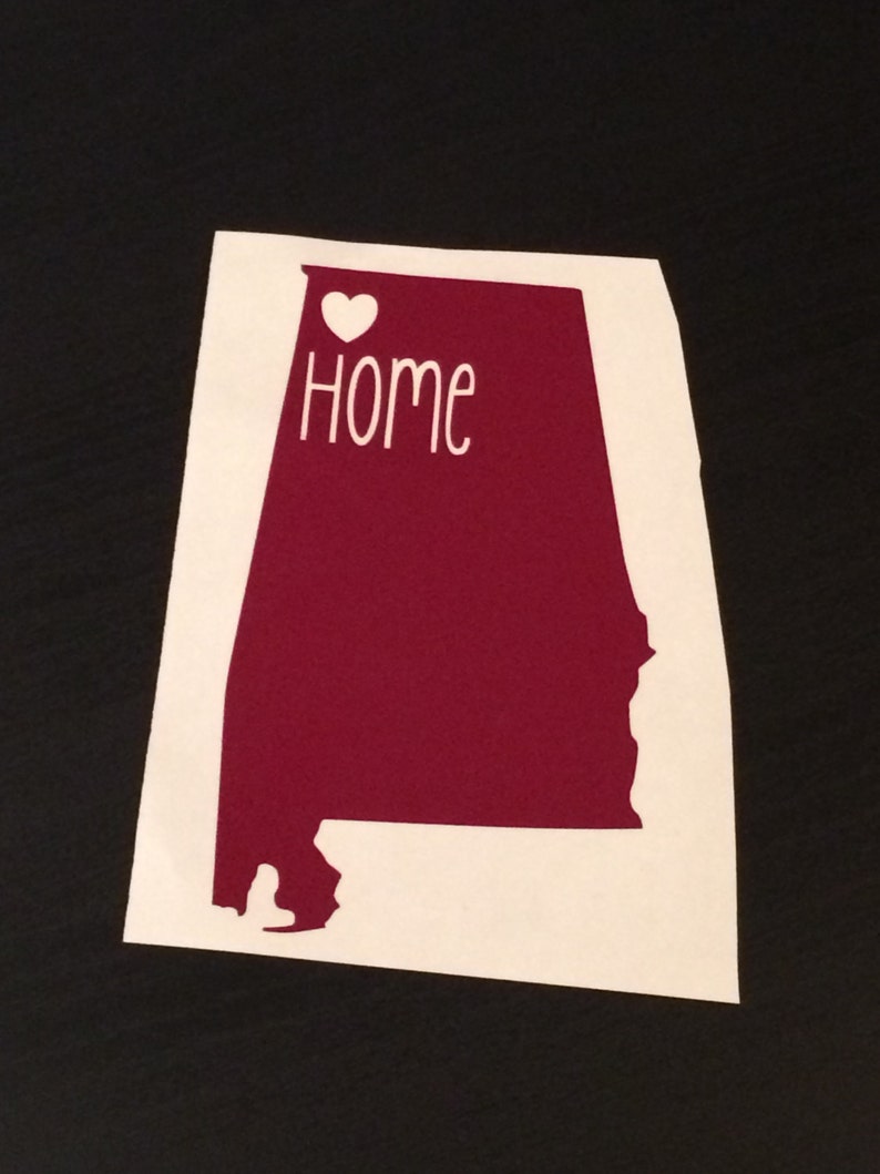 Virginia Home Decal Customize w/ any state/hometown Etsy