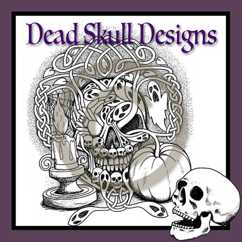 samhain colouring page coloring page digital etsy