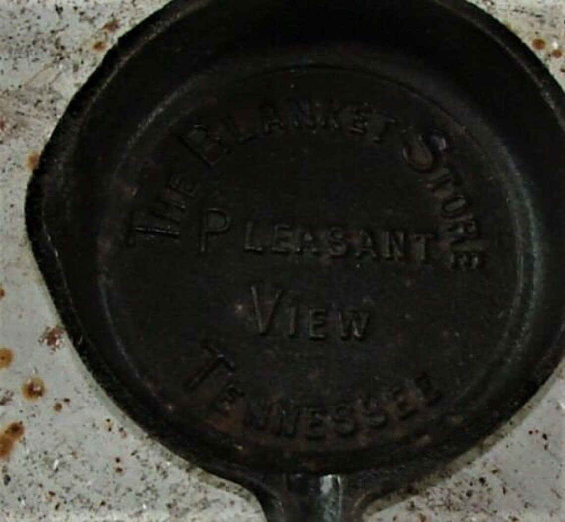 Cast Iron Frying Ashtray / Pan Ashtray Advertising / The Etsy