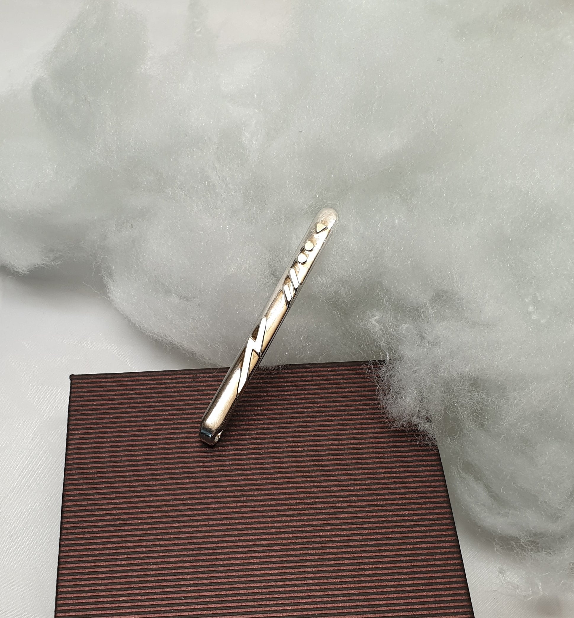Maritime Krawattennadel Mit Anker & Tampen – Silber Matt/glänzend, 6,9 Cm, Made In Germany Mit Geschenkbox