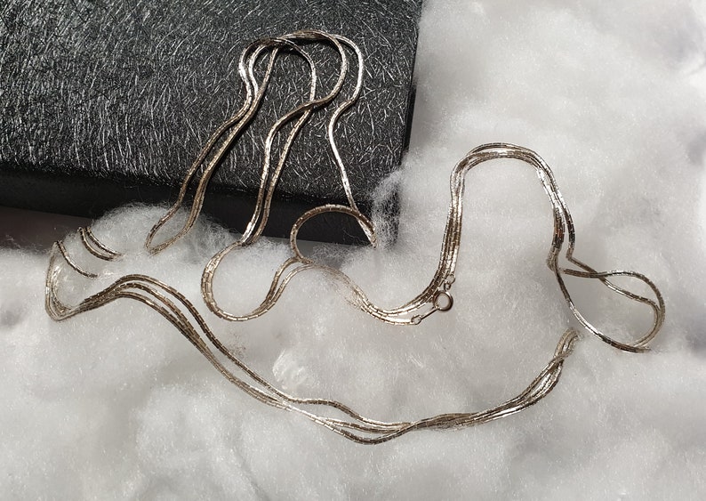201 cm chain necklace link chain long 835 silver classy Etsy
