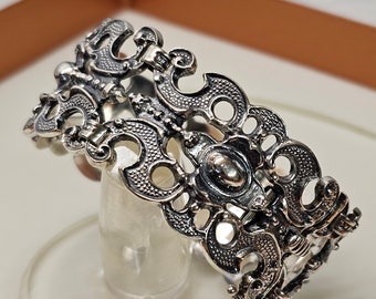 16.5 Cm Link Bracelet Silver 835 Traditional Silver Bracelet