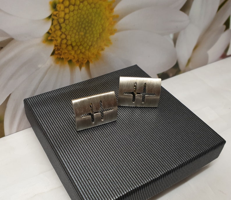 Designer Cufflinks Cufflinks Silver 835 Vintage Classy Design Etsy