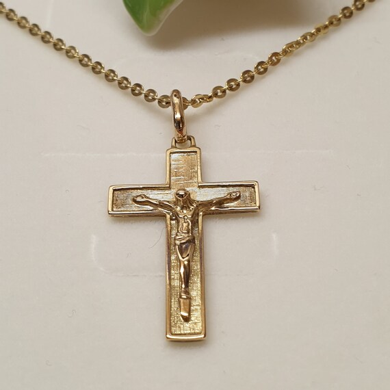 Nostalgic cross pendant without chain Jesus Inri pend… Gem