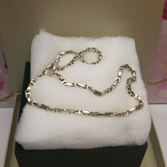 36 STÜCK VINTAGE MASSIVMESSING 1 Mm. SERPENTINE 30" KETTENHALSKETTEN CH8